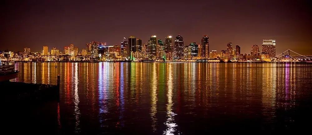 San Diego's Nighttime Skyline