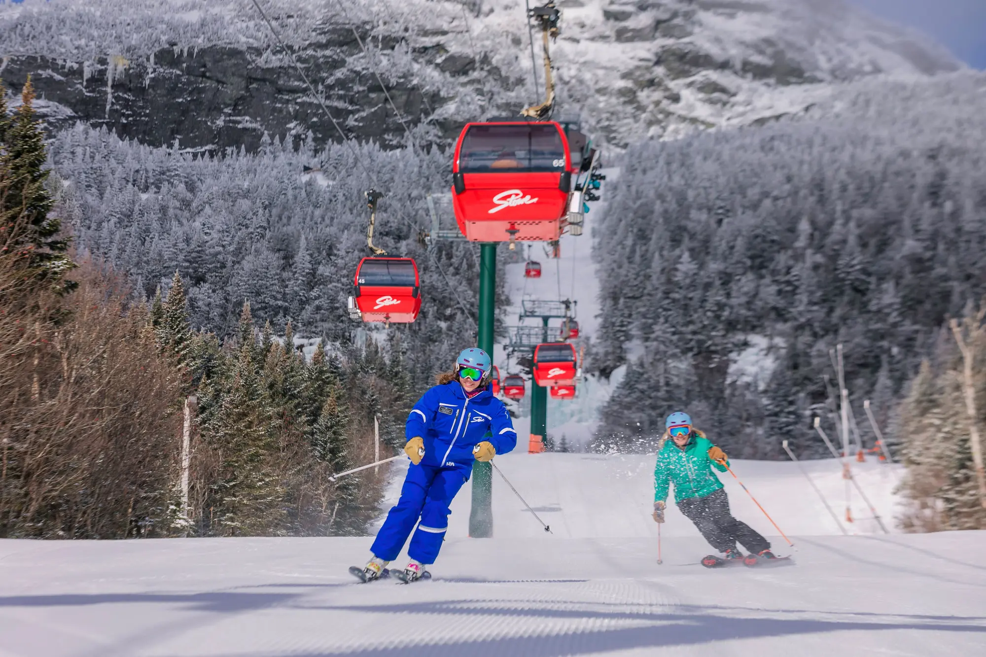 Skiing Stowe - Vermont