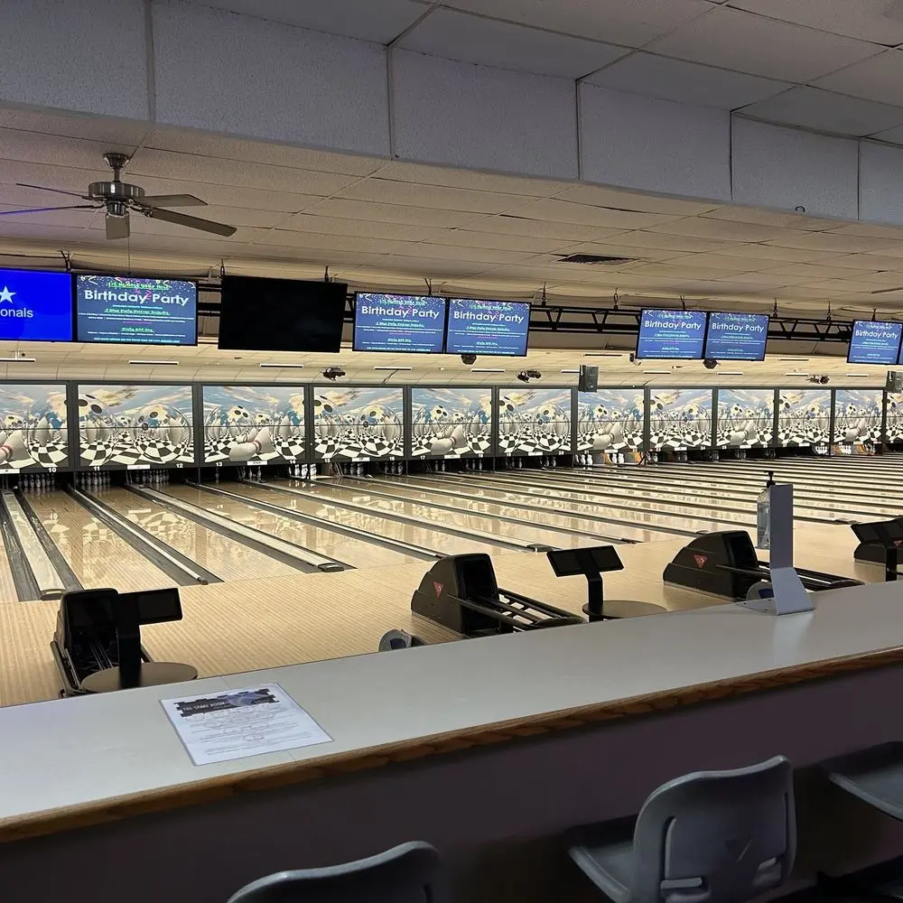 League Bowling alley