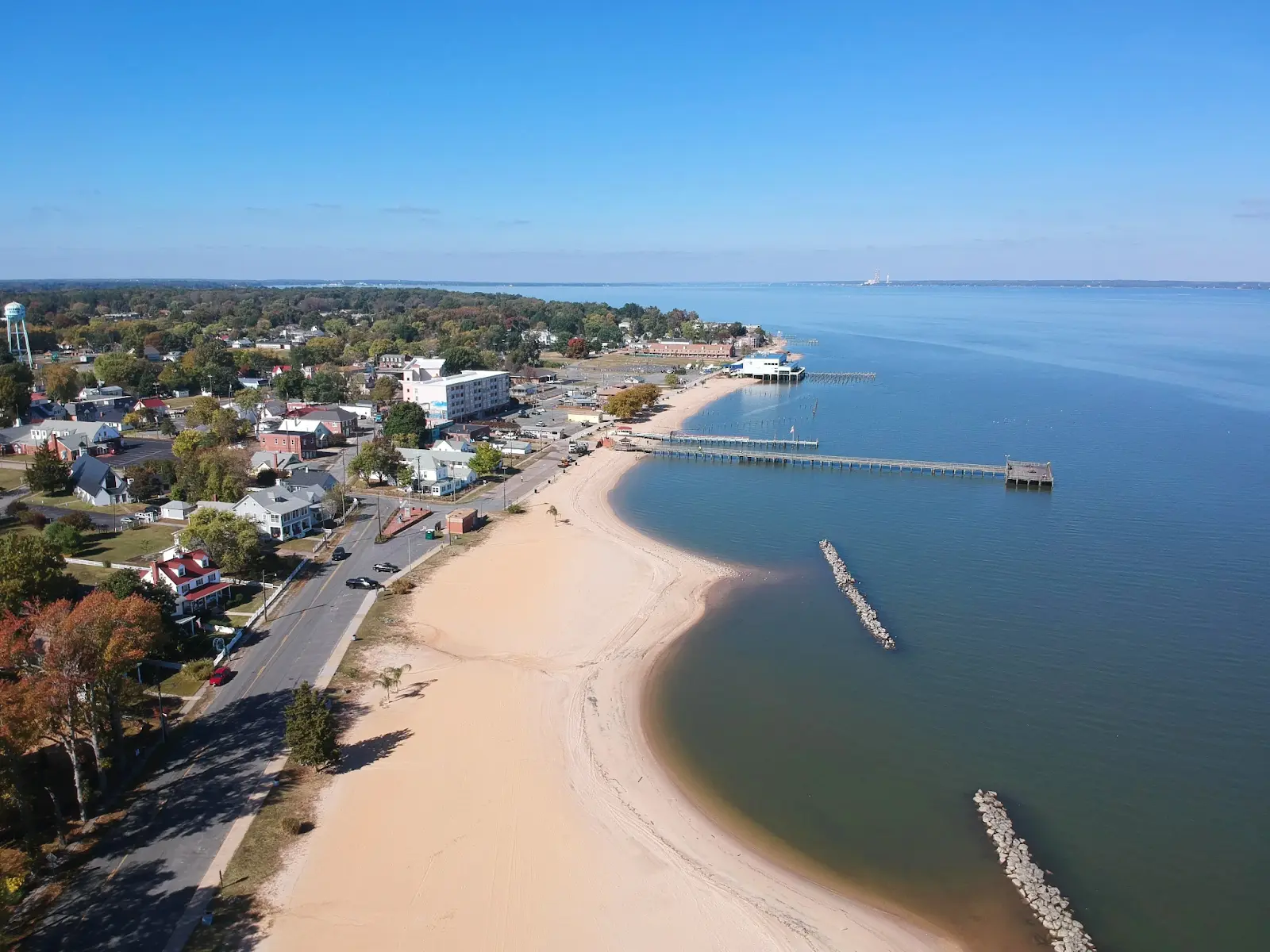 Colonial Beach Boardwalk & Beach