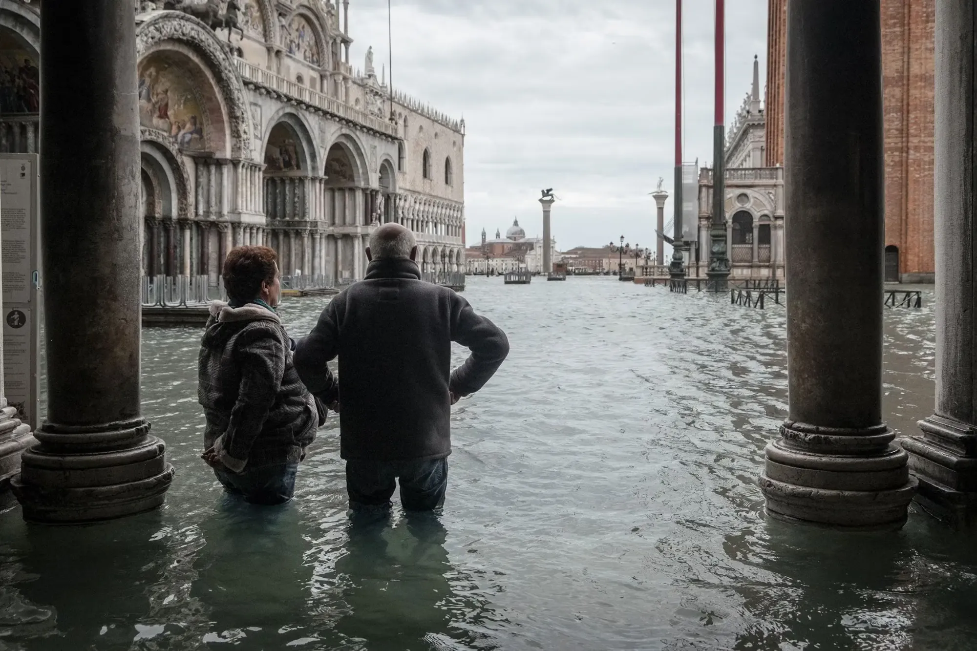 Venice's flooding has become another tourist attraction.