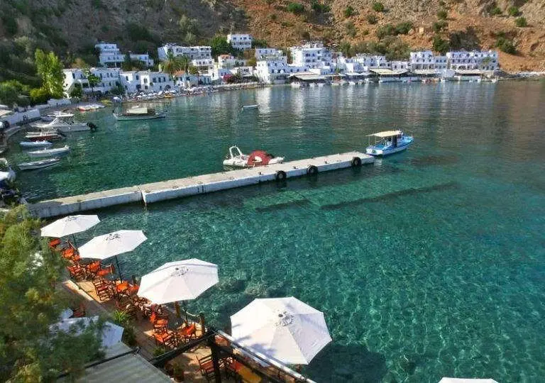 Loutro - a tiny remote seaside village in Crete