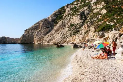 Kefalonia Petani beach: Photos, Map 