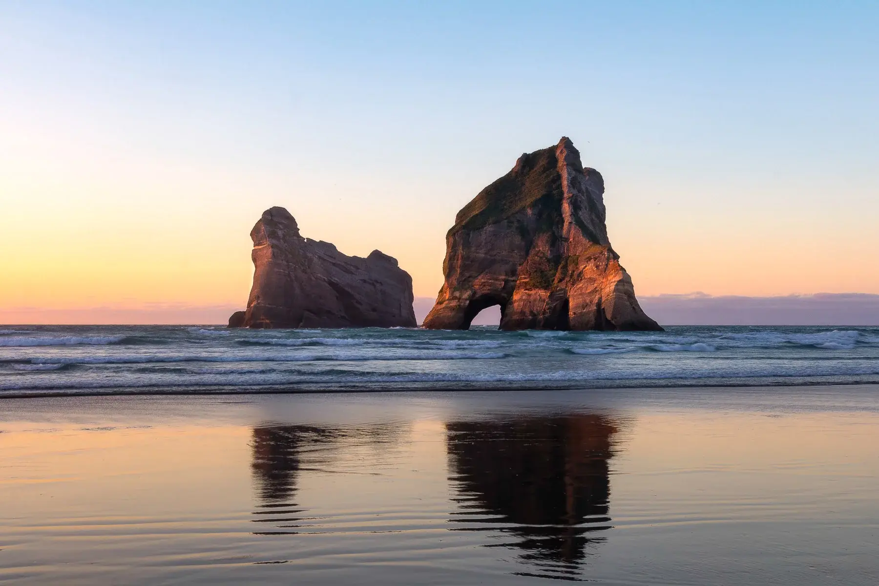 Archway Islands of Wharariki Beach