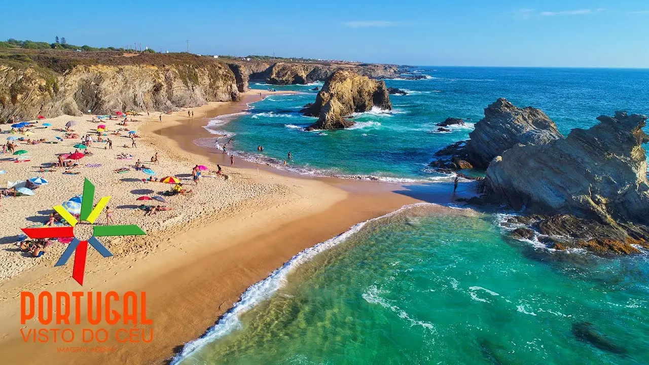 Samoqueira beach 🏖️ Most secret and paradisiacal beach on the Alentejo  Coast - Porto Covo - 4K