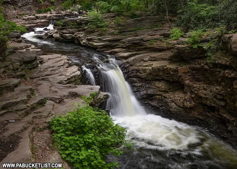 Exploring Nay Aug Falls in Scranton