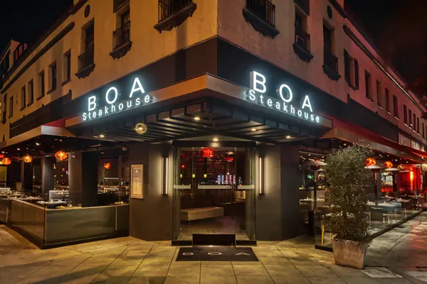 BOA Steakhouse – Santa Monica – Menus and pictures