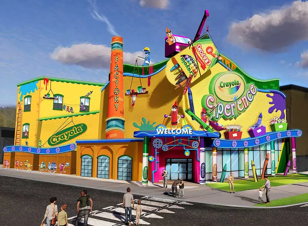 Newest Crayola Experience Slated for Popular Vacation Destination -- Pigeon  Forge, Tenn.