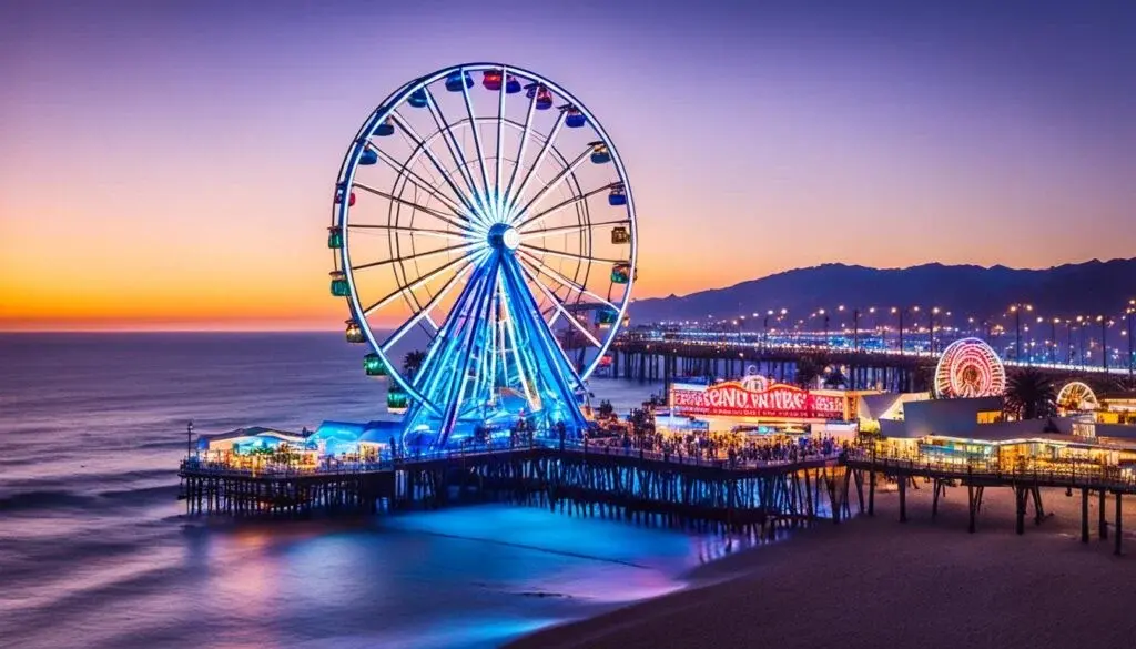 Breathtaking Santa Monica Pier Ferris Wheel Views