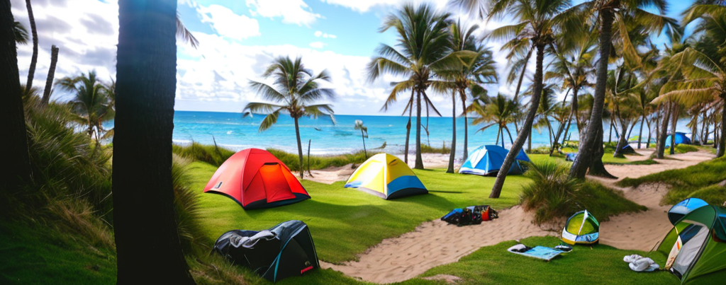 Malaekahana Beach Campground - North Shore Oahu Camping - Malaekahana Hawaii