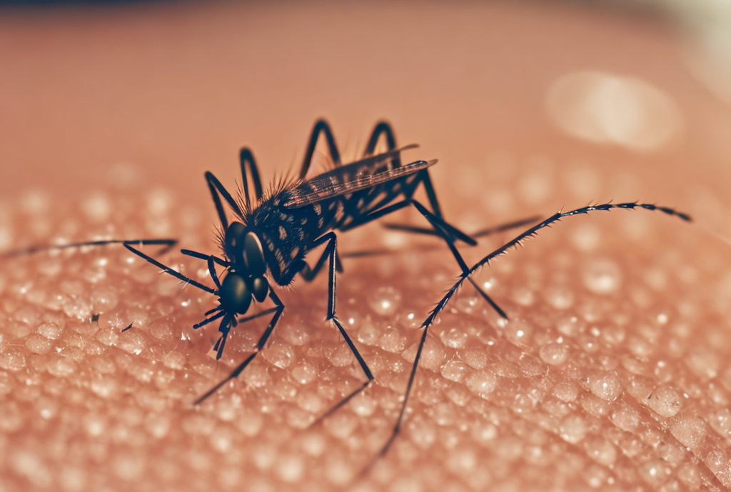 West Nile virus (WNV) carried by mosquitoes