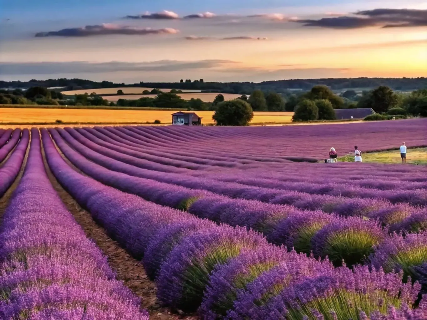 Lavender fields and sunflowers in Hitchin – Biggsy Travels