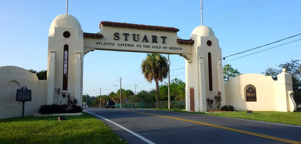 The Stuart / Jensen Beach-Rio Welcome Arch 1926 | The Stuart… | Flickr