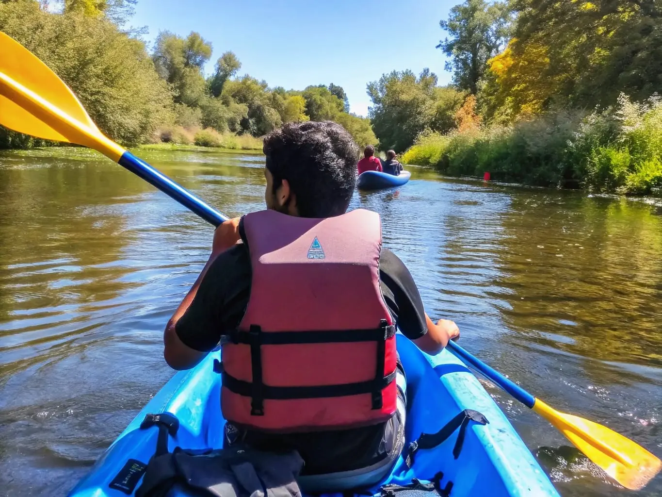 Kayaking down the Russian River with Russian River Adventures – Around the  World with Kids