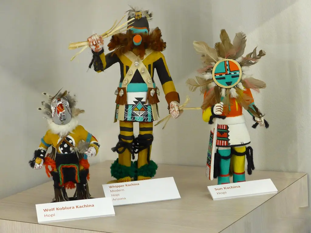 Wolf Koblura Kachina, Whipper Kachina & Sun Kachina (Hopi)… | Flickr