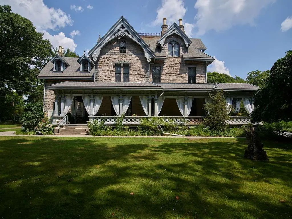 Clouds Hill, a Victorian mansion that is now (in 2018) a house museum in East Greenwich, Rhode Island - PICRYL - Public Domain Media Search Engine Public Domain Search