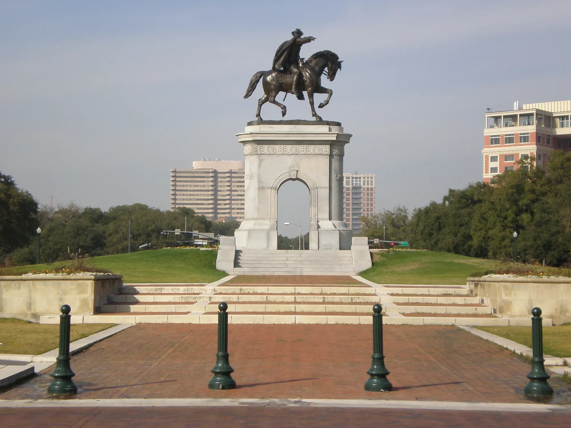 File:Sam Houston monument, Hermann Park.jpg - Wikimedia Commons