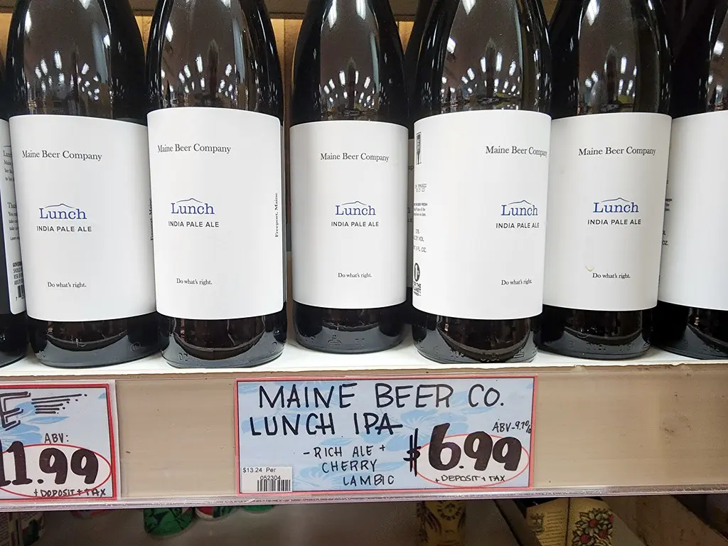 Lunch! | A great beer from Maine Beer Company for sale at Tr… | Flickr