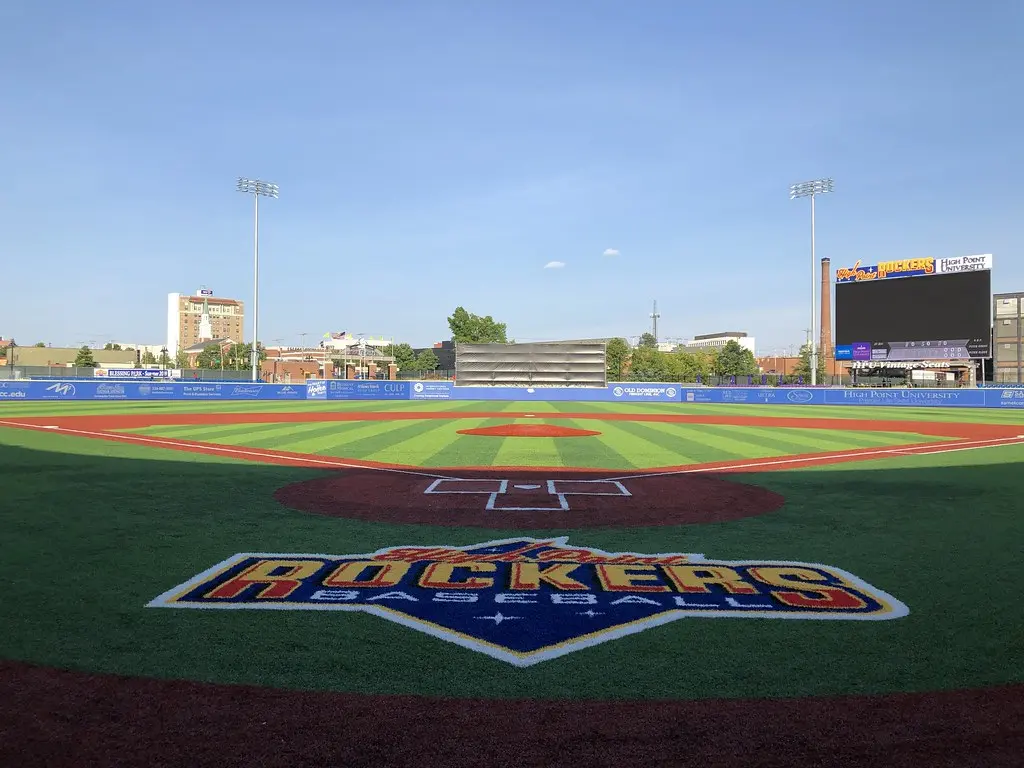 High Point 2 | The view from behind home plate at Truist Poi… | MFHarris |  Flickr
