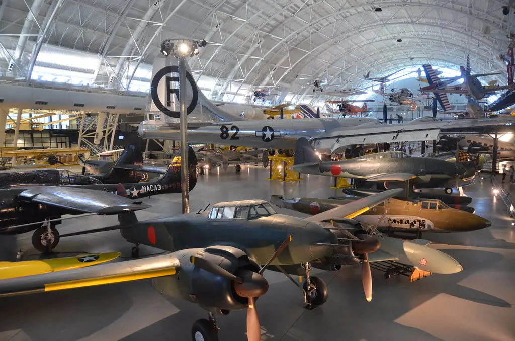 Steven F. Udvar-Hazy Center: View over World War Two aviat… | Flickr