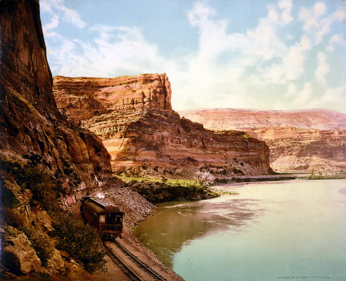 File:Flickr - …trialsanderrors - Ruby Canyon, Colorado River, Colorado,  1900.jpg - Wikimedia Commons
