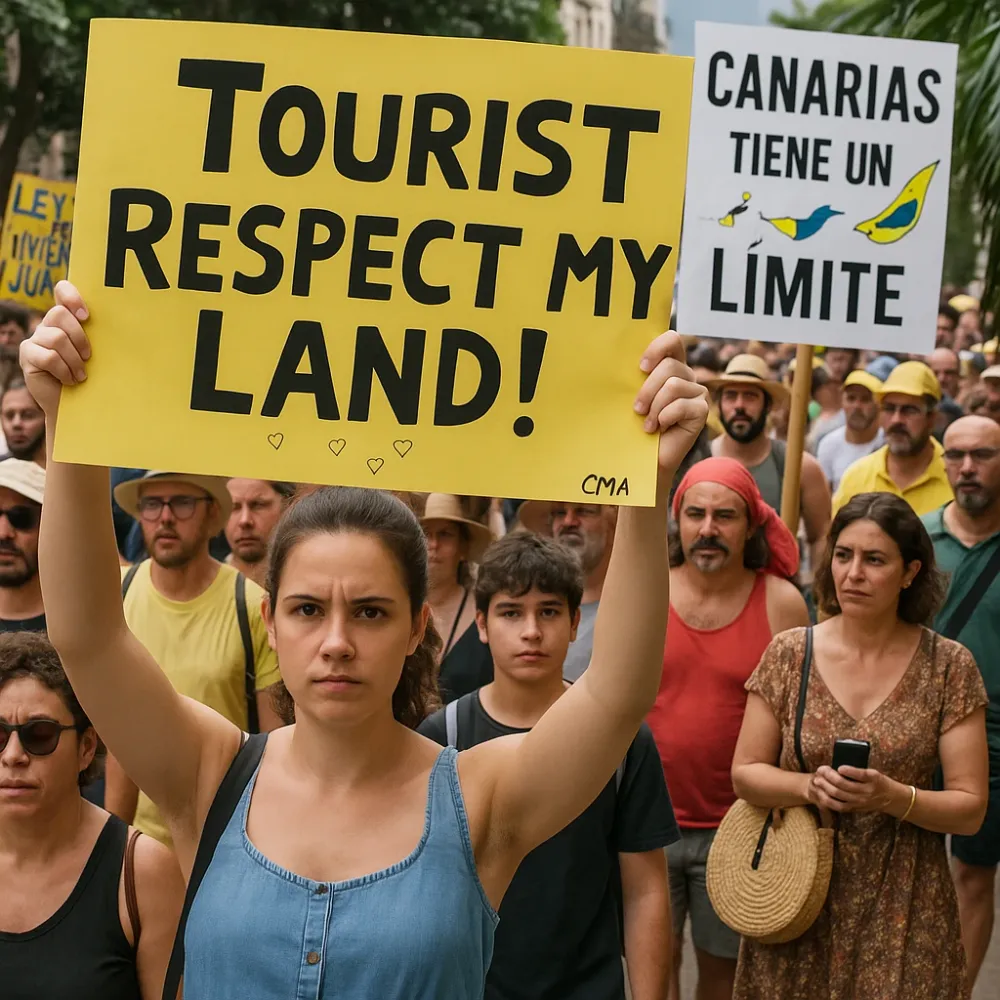 Canary Islands Renew Anti-Tourism Protests Amid Surging Visitor Numbers - Karta.com