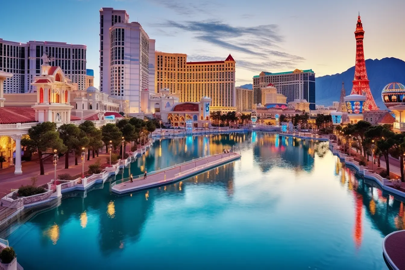 That's Incredible: Watch parachuter jump off of Vegas' Eiffel