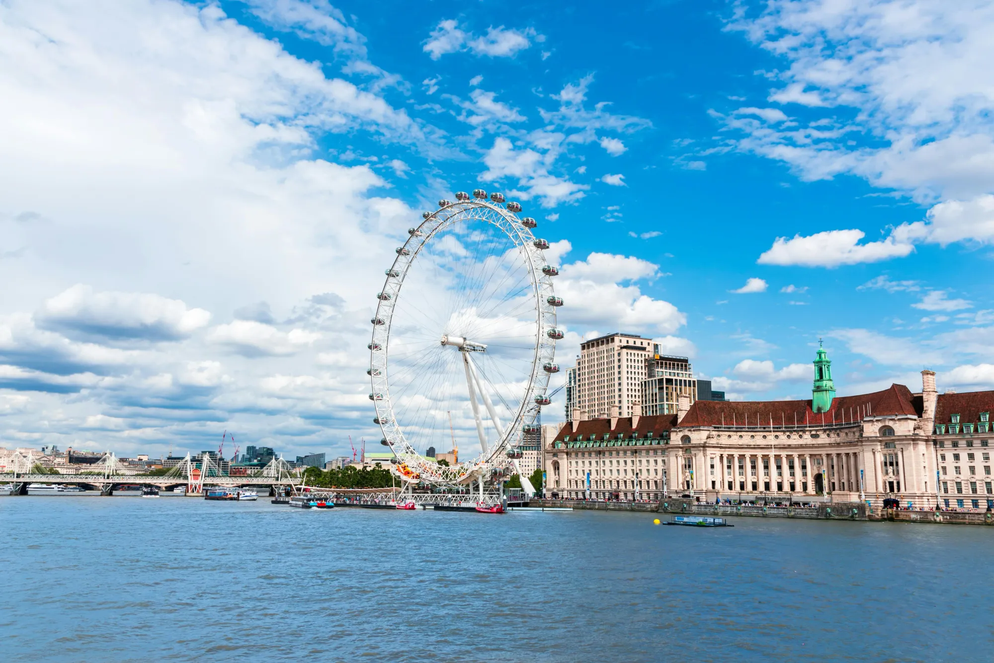 Stunning View of the London Eye on a Bright Day · Free Stock Photo
